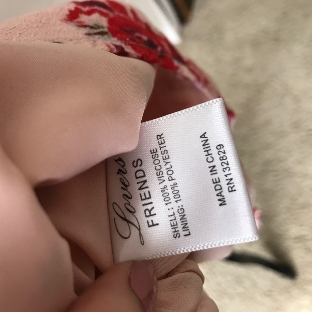 Lovers + Friends Stay Dress in Blossom Print - Picture 7 of 8